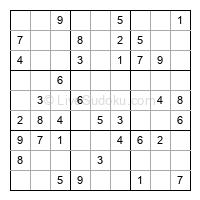 Play easy daily sudoku number 312573