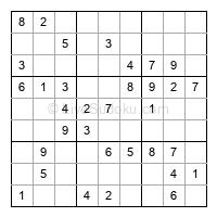 Play easy daily sudoku number 375495