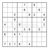 Play evil daily sudoku number 1542996