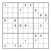 Play hard daily sudoku number 1244920