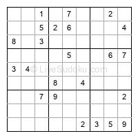 Play hard daily sudoku number 1381930